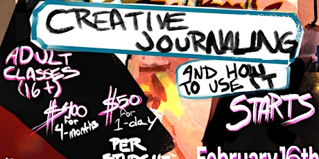 Creative Journaling Class for Adults (16+)
