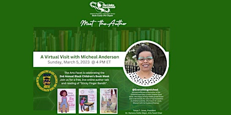 Virtual Meet the Author, Micheal Anderson primary image