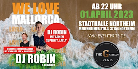 01.04.23★ DJ ROBIN LIVE ON STAGE & DJ AARON★ STADTHALLE NORTHEIM★