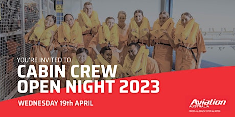 Aviation Australia Cabin Crew Open Night 2023 primary image