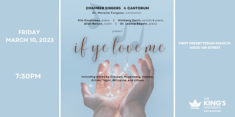 If Ye Love Me (The King's University Chamber Singers & Cantorum) primary image
