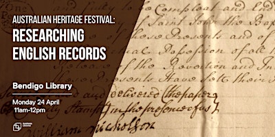 Australian Heritage Festival: Researching English records
