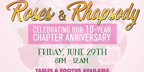 Roses and Rhapsody - Psi Theta Omega's 10 Year Anniversary Kickoff  primary image