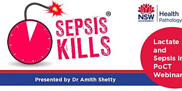 Lactate and Sepsis Webinar  - Tuesday 12th June, 2018 