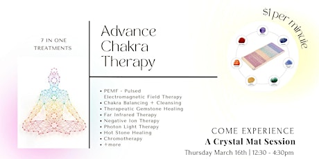 Advance Chakra PEMF Treatments $1 PER MINUTE