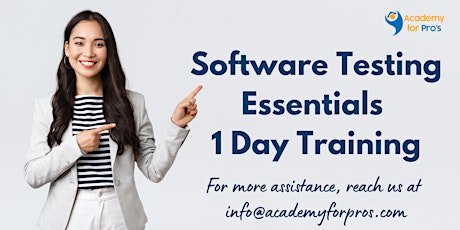 Software Testing Essentials1 Day Training in Fairfax, VA