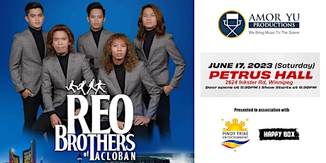 REO BROTHERS - Live in Winnipeg - June 17, 2023