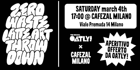 Zero Waste Latte Art Throwdown @ Cafezal Milano primary image