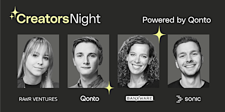 Hauptbild für Creators Night powered by Qonto
