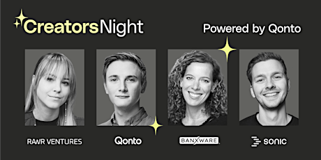 Imagem principal de Creators Night powered by Qonto