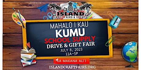 Mahalo I Kau Kumu Gift Fair and School Supply Drive for Teachers