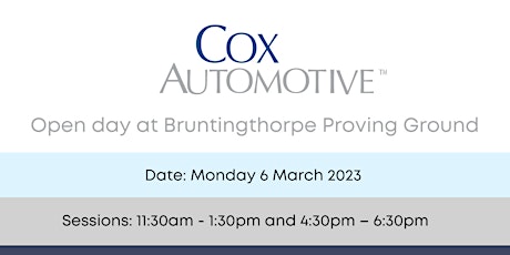 Cox Automotive Open day primary image