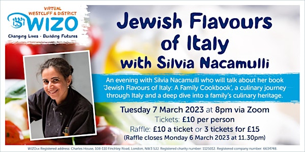 VIRTUAL WESTCLIFF & DISTRICT WIZO - Jewish Flavours of Italy