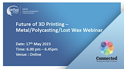 Image principale de Future of 3D printing- Metal / Polycasting / Lost Wax