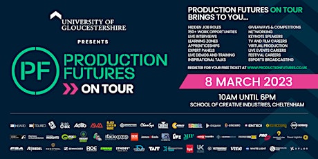 Primaire afbeelding van Production Futures ON TOUR -  Gloucestershire : 8 March 2023