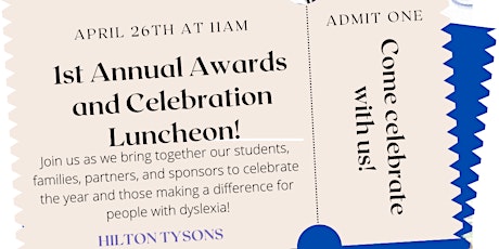 1st Annual Dyslexic Edge Celebration and Awards Luncheon