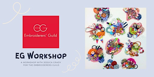 EG Workshop: Embellished Textile Brooches with Jessica Grady