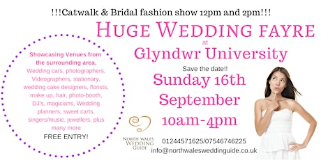 Wrexham Wedding Fayre at Glyndwr primary image