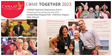 Canadian Alopecia Areata Foundation National Conference: COME TOGETHER 2023 primary image