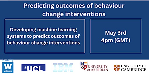 Predicting outcomes of behaviour change interventions