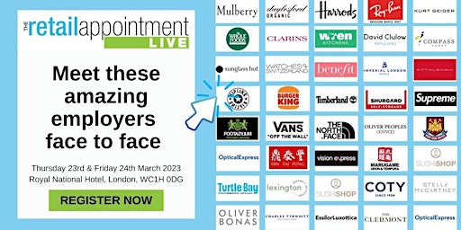 The Retail Appointment Live Careers Fair