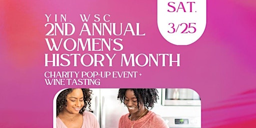 2nd Annual Women’s History Month Charity Pop Up