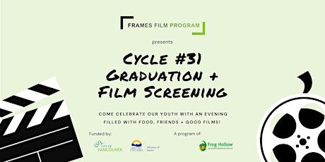 Image principale de Cycle #31 Frames Film Program Graduation + Film Screening!