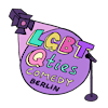 Logótipo de LGBTQties Comedy Berlin