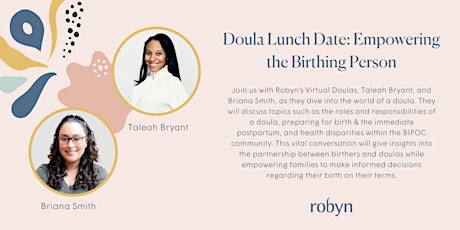 Doula Lunch Date: Empowering the Birthing Person primary image