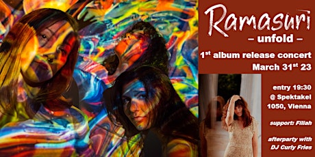 Hauptbild für RAMASURI - 1st album release party @ Spektakel, w/ FILIAH