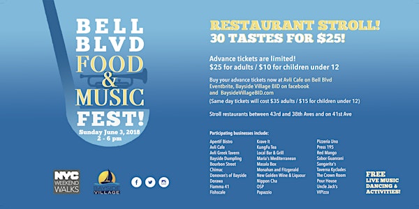 Bell Blvd Food & Music Fest (Restaurant Stroll)