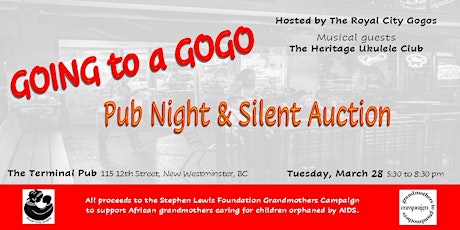 Image principale de Going to a Gogo Pub Night & Silent Auction