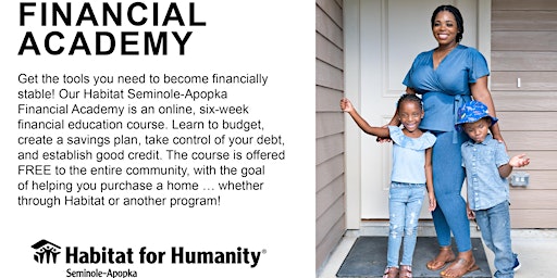 Habitat Financial Academy Workshops 5/2/2023-6/6/2023 primary image