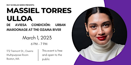 Hauptbild für Massiel Torres — De Aviesa Condición: Urban Maroonage at the Ozama River