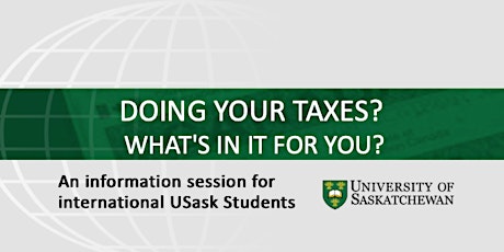 Information Session on Taxes for International Students