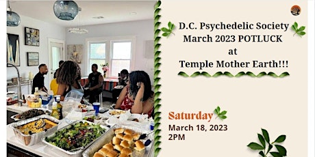 D.C. Psychedelic Society March 2023 POTLUCK!!! primary image