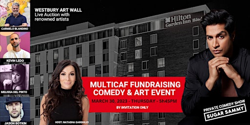 Multicaf Fundraising Comedy & Art Event
