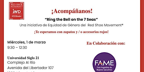 "Ring the Bell on the 7 Seas 2023" por Red Shoe Movement  primärbild