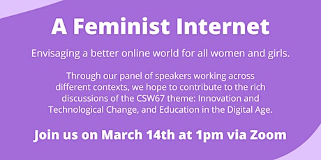 A Feminist Internet: Panel Discussion primary image