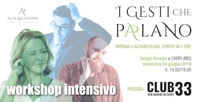 I GESTI CHE PARLANO | Corso sul linguaggio analogico non verbale a Carpi I GESTI CHE PARLANO | Corso sul linguaggio analogico non verbale a Carpi