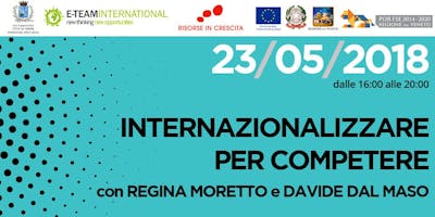Internazionalizzare per competere Internazionalizzare per competere