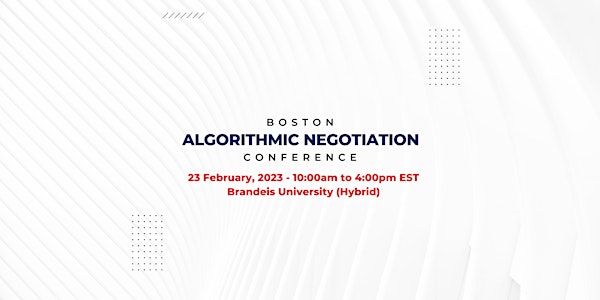 Conference on Algorithmic Dispute Resolution