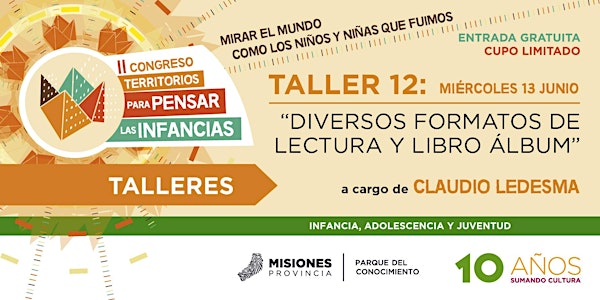 TALLER DIVERSOS FORMATOS DE LECTURA Y LIBRO ÁLBUM