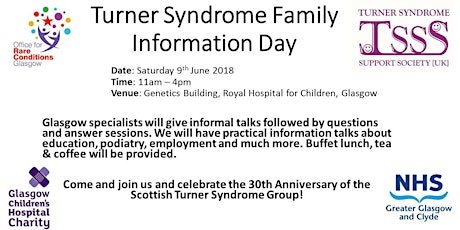 Turner Syndrome Family Information Day primary image