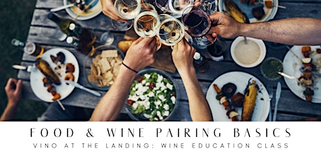 Wine Education Class: Wine & Food Pairing Basics