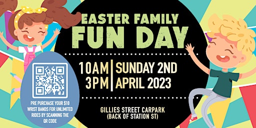 Fairfield Village Easter Family Fun Day - $10 UNLIMITED RIDES WRIST BANDS