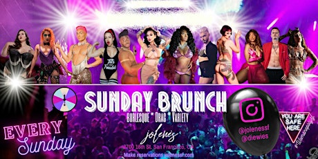 Brunch Buffet + Show @ Jolene's! 12/3  - 12PM SEATING primary image