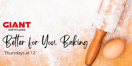 VIRTUAL March: Better for You Baking
