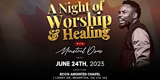 A Night Of Worship And Healing primary image