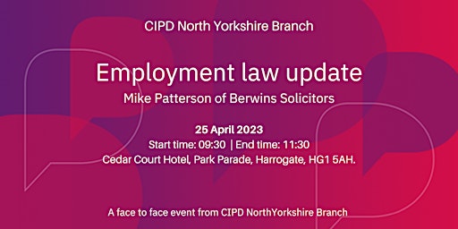 Employment Law update: Mike Patterson, Berwins Solicitors